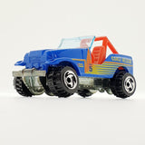 Vintage 1999 Blue Roll Patrol Jeep Cj-7 Hot Wheels Car | Off Road Toy Car