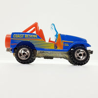 Vintage 1999 Blue Roll Patrol Jeep CJ-7 Hot Wheels Voiture | Voiture de jouets hors route