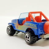 Vintage 1999 Blue Roll Patrol Jeep Cj-7 Hot Wheels Car | Off Road Toy Car