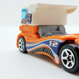 Vintage 1998 Orange Semi-Fast Hot Wheels Car | Vintage Toy Truck
