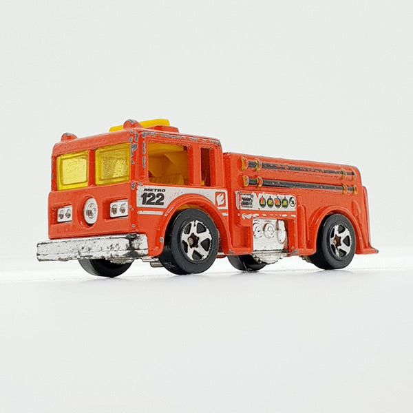 Vintage 1976 Red Fire Truck Hot Wheels سيارة | شاحنة ألعاب نادرة للغاية