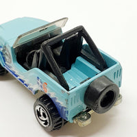 Vintage 1999 Blue Roll Patrol Jeep CJ-7 Hot Wheels Voiture | Voiture de jouets en jeep