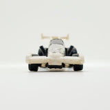 Vintage 1993 White Dragster Hot Wheels Auto | Ziehen Sie Spielzeugauto