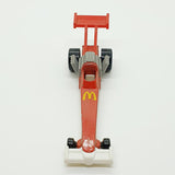 Vintage 1993 Red Dragster Hot Wheels Coche | McDonalds arrastra el coche de juguete
