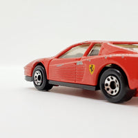 Vintage 1986 Red Ferrari Testarossa Matchbox Giocattolo per auto | Auto Ferrari ultra rara
