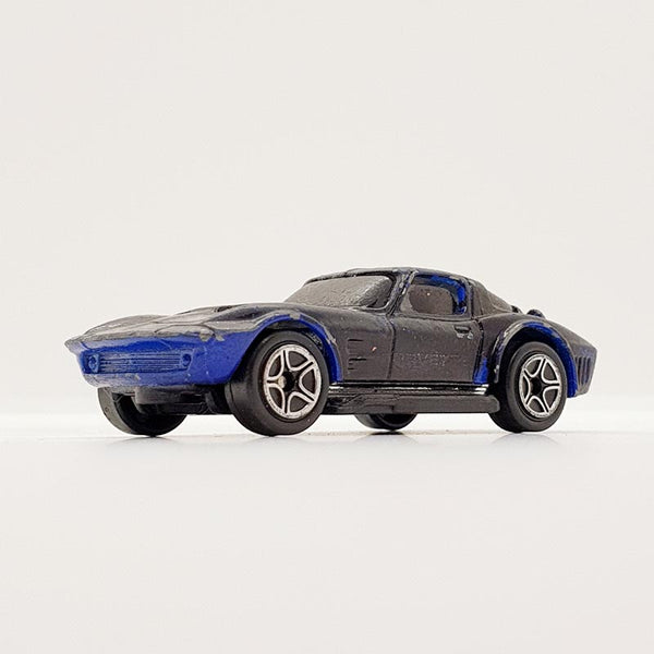 Vintage 1989 Blue Corvette Grand Sport Matchbox Autospielzeug | Corvette Toy Car