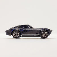 Vintage 1989 Blue Corvette Grand Sport Matchbox Toy de coche | Coche de juguete de Corvette