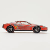 Vintage 1986 rojo Ferrari testarossa Matchbox Toy de coche | Coche de juguete Ferrari