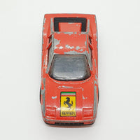 Vintage 1986 rojo Ferrari testarossa Matchbox Toy de coche | Coche de juguete Ferrari