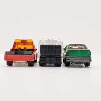 Vintage viele 3 Matchbox Autospielzeug | Coole Lastwagen zum Verkauf
