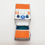 Vintage 1977 White Ambulance Matchbox Giocattolo per auto | Auto rara della vecchia scuola