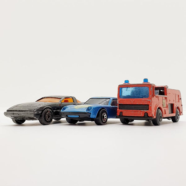 Lot vintage de 3 Matchbox Toys de voiture | Meilleures voitures vintage