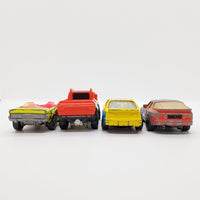 Lote vintage de 4 Matchbox Juguetes de coche | Coches antiguos