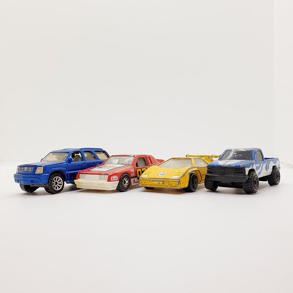 Lote vintage de 4 Matchbox Juguetes de coche | Autos de juguete de la vieja escuela