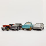 Vintage Lot of 4 Matchbox Car Toys | Cool Old School Cars