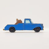 Vintage 1967 Blue Ford F350 Truck Husky Car jouet | Voitures de jouets à la vieille école