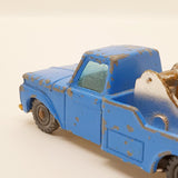Vintage 1967 Blue Ford F350 Truck Husky Car jouet | Voitures de jouets à la vieille école