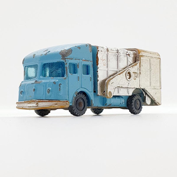 Vintage 1965 Blue S & D Refuse Van Husky Car Toy | Retro Van Toy