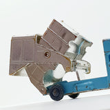 Vintage 1965 Blue S&D rifiuto Van Husky Auto giocattolo | Giocattolo furgone retrò