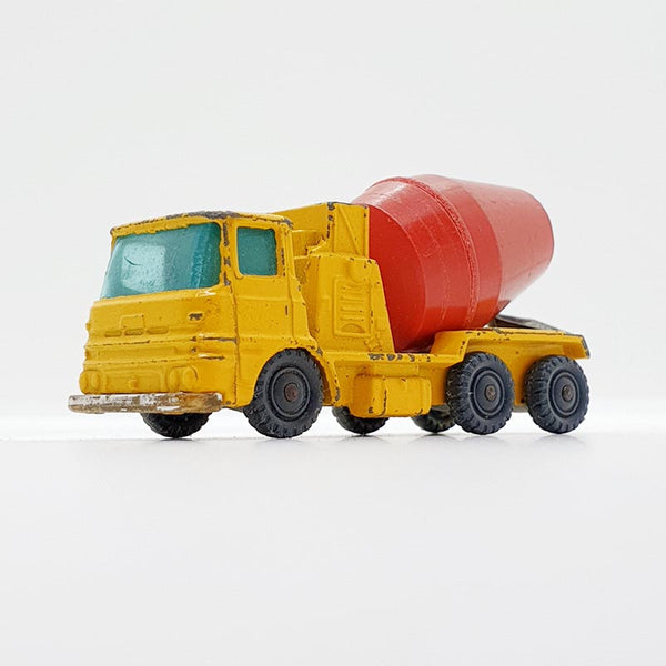 Vintage 1969 Yellow ERF Cement Mixer Husky Car Toy | Retro Toys for Sale