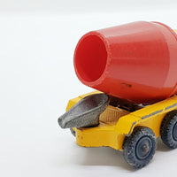 Vintage 1969 Yellow ERF Cement Mixer Husky Car Toy | Retro Toys for Sale