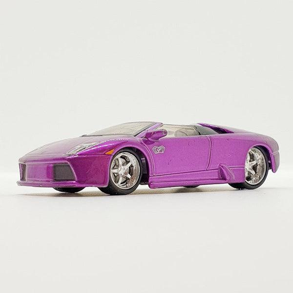 Vintage 2005 Purple Lamborghini Murciélago Roadster Maisto Car Toy | Supercar fraîche de Lamborghini