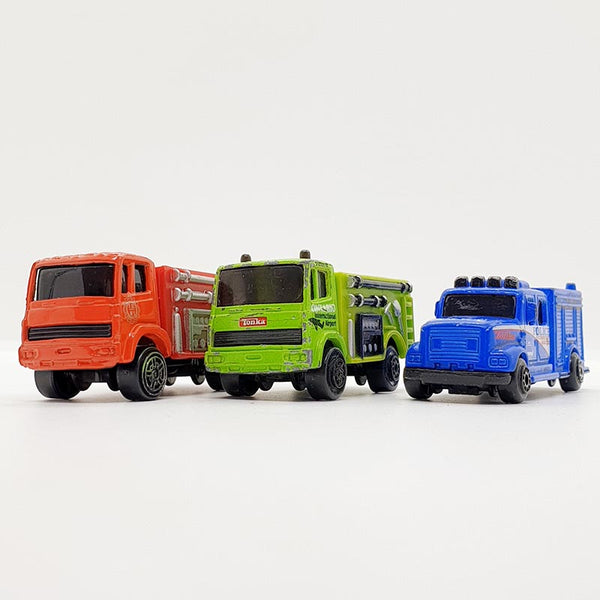 Lotto vintage di 3 giocattoli per auto Maisto | Camion giocattolo dell'utilità retrò