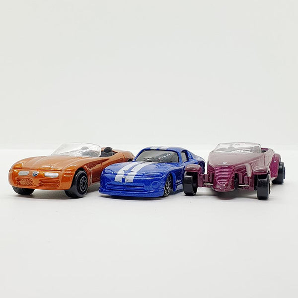 Lot vintage de 3 jouets de voiture Maisto | Voitures de misto cool
