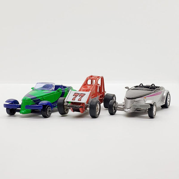 Lot vintage de 3 jouets de voiture | Voitures de la vieille école