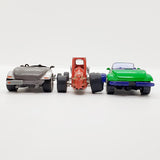 Vintage viele 3 Autospielzeuge | Alte Schulwagen