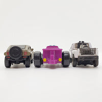 Lote vintage de 3 juguetes para automóviles | Autos maisto de la vieja escuela