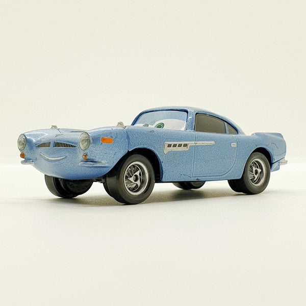 Vintage Blue Finn McMissle Disney Pixar Car Toy | Retrò Disney Macchine