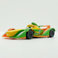Vintage Green Francesco Bernoulli Disney Pixar -Autospielzeug | Formel -1 -Zeichen