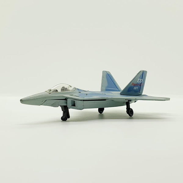 Vintage Camo Blue Ed Raptor O1 001 Jet -Flugzeugspielzeug | Vintage -Spielzeug