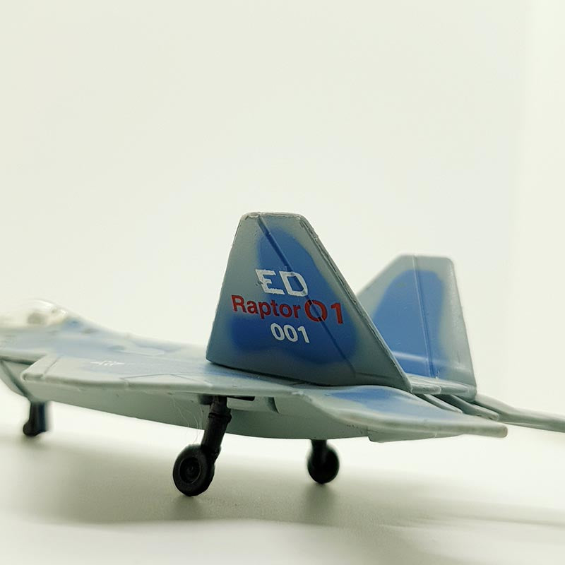 Vintage Camo Blue Ed Raptor O1 001 Jet Airplane Toy | Juguetes vintage ...