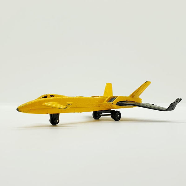 Vintage 2011 Yellow Jet Matchbox Airplane Toy Retro Toy for Sale