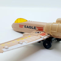 Vintage Beige Eagle War Fighting Airplane Toy | Vintage Toys for Sale