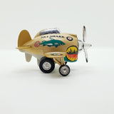 Vintage Beige Sky Hai Flugzeug Spielzeug | Cool Flugzeugmodell