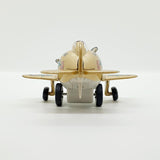 Jouet d'avion de requin ciel beige vintage | Modèle d'avion frais