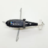 Vintage White Police Helicopter Toy | Retro -Spielzeug zum Verkauf