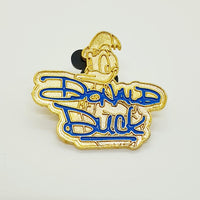 2004 Donald Duck con firma azul Disney Pin | Pasador de comercio