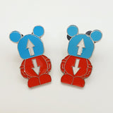 2012 Red & Blue Vinylmation Jr. Disney Pin | Disneyland Enamel Pin