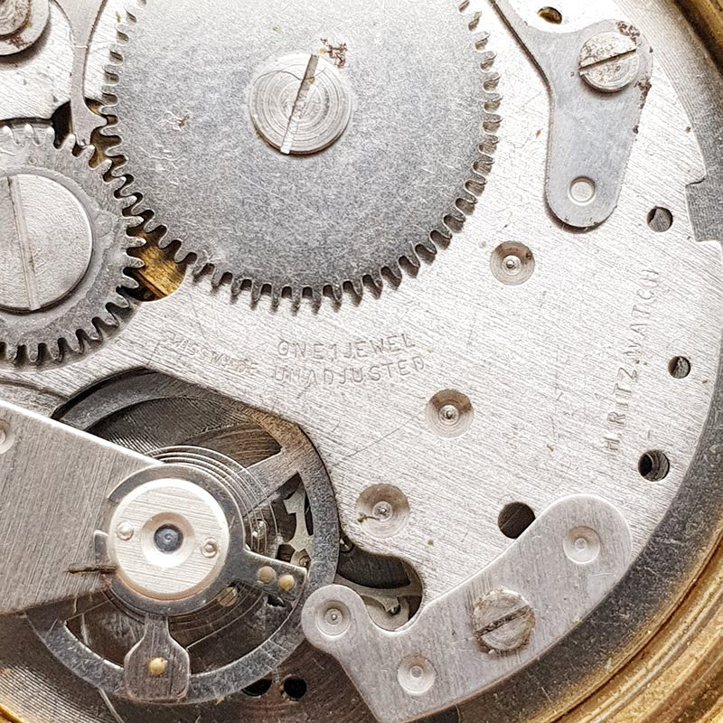 Relmex Tools Dark Dial Relmex De Luxe Watch for Parts & Repair - NOT WORKING ...