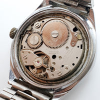Calendario delle parti svizzere Orologio degli anni '70 per parti e riparazioni - Non funzionante