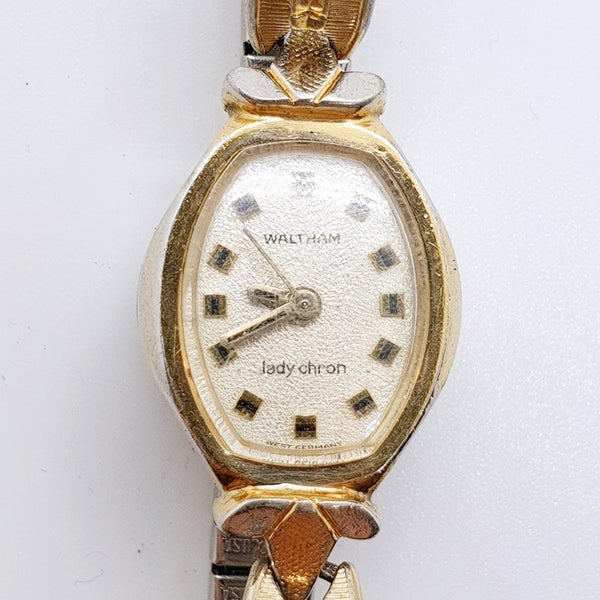 Waltham Lady Chron West Germany 11 Jewels Watch for Parts & Repair - NOT WORKING