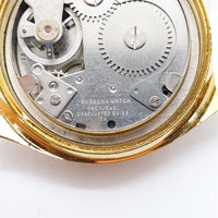 Movimiento rojo dial kronotron movimiento suizo reloj Para piezas y reparación, no funciona
