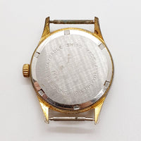 1970 Halcon 17 Jewels Swiss montre pour les pièces et la réparation - ne fonctionne pas