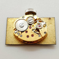Dial azul ornata suiza hecha 17 joyas reloj Para piezas y reparación, no funciona