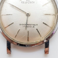 1970er Jahre Belforte -Stoßdämpfer 17 Juwelen Uhr Für Teile & Reparaturen - nicht funktionieren