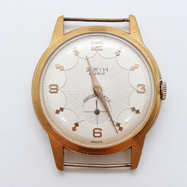 Zeih 21 prix suizo hecho reloj Para piezas y reparación, no funciona